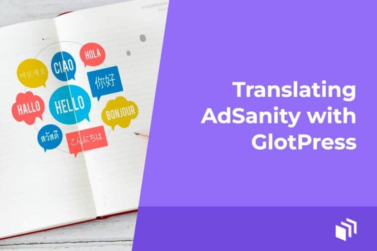 Translating AdSanity with GlotPress