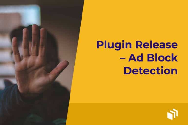 Plugin Release – Ad Block Detection