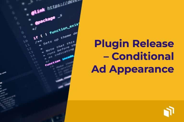 Plugin Release – Conditional Ad Appearance