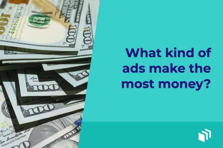 Que tipo de anúncios ganham mais dinheiro?