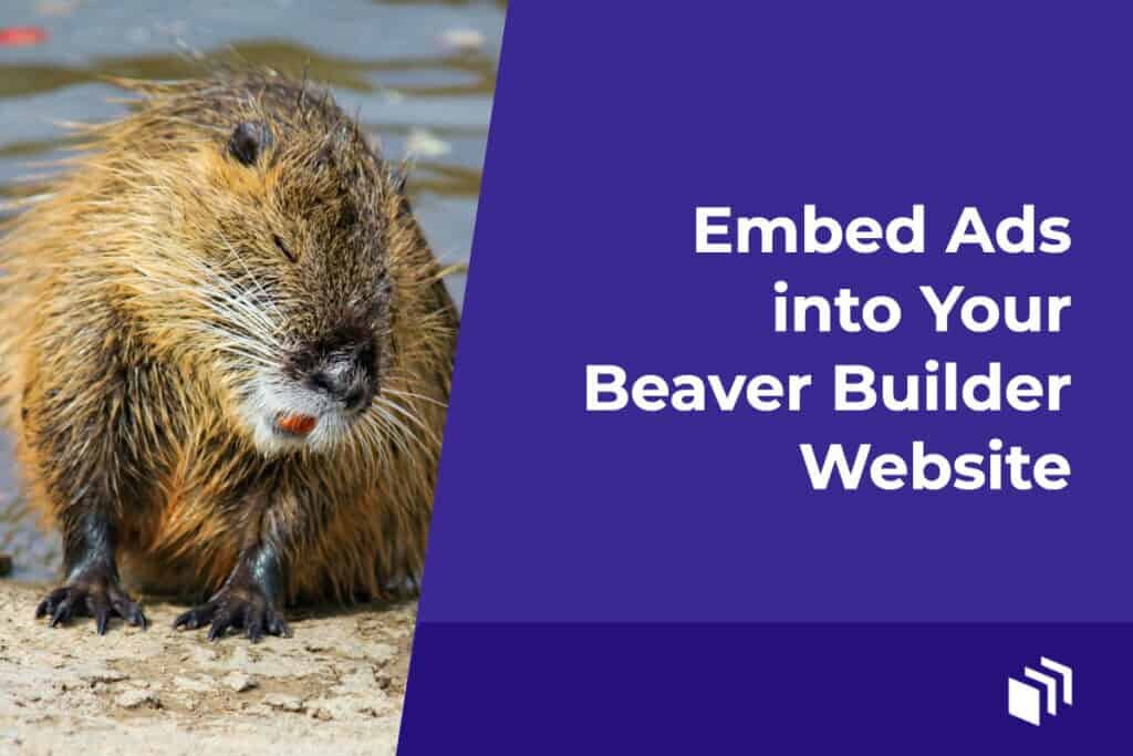 Embed Ads into Your Beaver Builder Website